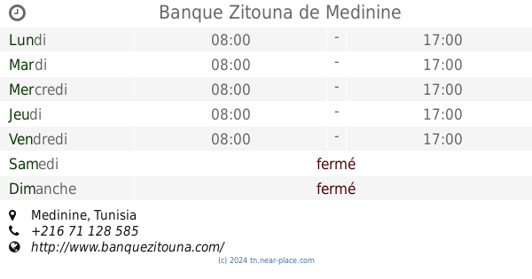 banque horaire